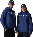 New Era Mlb Script Os Hoodie Neyyan Nsn Sweatshirt - Blauw - Maat M
