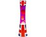 Fisura Lava Lamp Tower - Engelse Vlag Basis Met Blauwe Vloeistof En Rode Lava