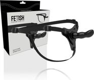 Fetish International Dreamlove S.A. FETISH SUBMISSIVE HARNESS | Fetish Submissive Silicone Strap-on Black 16cm G-spot
