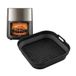 GRIFEMA 2 stuks siliconen luchtfriteuse voering voor Ninja, toren, COSORI 5-8 L Air Fryer - Keuken Accessoires Vervanging voor Wegwerp Perkament Papier Liner - BPA-vrij, Herbruikbaar, Vaatwasser