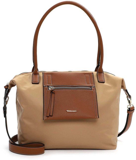 Tamaris Fabrizia Cityshopper Nature Lichtbruin Schoudertas