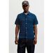 JACK&JONES JPRBLUHAMILTON BUTTON THROUGH POLO SS Heren Polo XL Biologisch katoen Pageant Blue