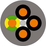 Lapp ÖLFLEX® CLASSIC 110 Stuurstroomkabel 4 x 1.5 mm² Grijs 1119904/100 100 m