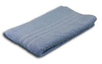 Gözze - Elegante handdoek set van 2, Sylt, 100% katoen, dichte basisstof (440 g/m²), 50 x 100 cm - duifblauw