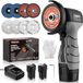 TEENO Mini-schuurmachine, draadloos, 76 mm, 19.500 omw/min, 2 accu's, compacte schuurmachine voor snijden, schuren en polijsten, 2 x 2000 mAh, oplader
