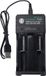 DrPhone BC2S - Chargeur USB de batterie - 2 emplacements