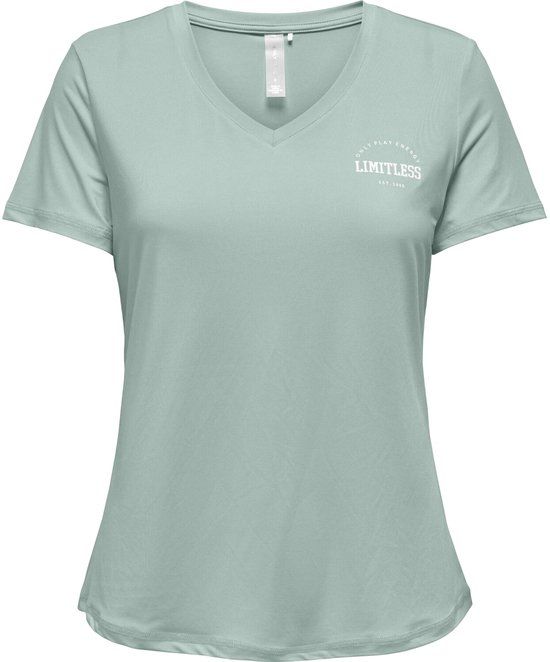 ONLY PLAY - save life vn ss reg tee - Training t-shirt korte mouw dames - Grijs
