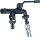 HORCONDORM S.R.L. Robinet de jardin - Outil de jardinage, résistant au gel, laiton noir, pour extérieur, robinet 1/2 pouce, répartiteur de robinet de jardin en laiton noir, répartiteur pour robinets de jardin