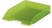 Durable Brievenbakken (Basic, voor formaten DIN A4 tot C4, stapelbaar) 6 stuks, groen transparant