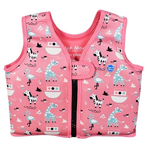 Splash About Go Splash Zwemvest, Pink Ark, 2-4 Jaren