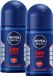 NIVEA MEN Dry Impact Anti-Transpirant Deo Roller - 72 uur Bescherming - Quick Dry Deodorant Mannen - Alcoholvrij - Voordeelverpakking - 2 x 50 ml