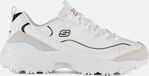 Skechers D'Lites - New Heat Dames Sneakers - Wit/Zwart