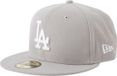 New Era 59FIFTY MLB Basic Los Angeles Dodgers Baseball Cap Grijs - Maat 7 3/8
