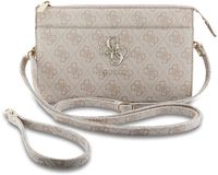 Guess PU 4G Metal Logo Handtas - Roze