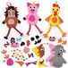 Baker Ross Boerderij Bungelende Benen Decoratie Kits - Pak van 5, Kids Foam Crafts, Kids Bead Arts and Crafts