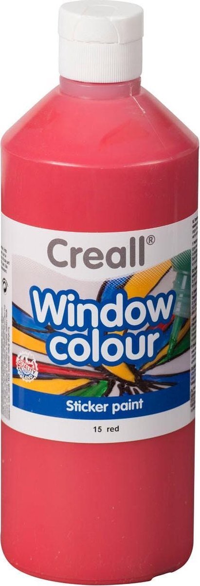 Creall Raamverf Rood, 500ml