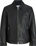 JACK&JONES JJECASABLANCA LEATHER JACKET LN Heren Leren Jas Zwart L