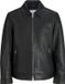 JACK&JONES JJECASABLANCA LEATHER JACKET LN Heren Leren Jas Zwart L