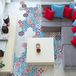 Ambiance Sticker Cementtegels voor vloer – Azulejos met laminaat van kunststof, antislip, zelfklevend, zeshoekige tegels, Anicia, waterbestendig, 10 stuks, 30 x 26 cm