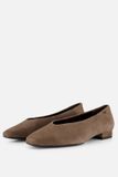 Tamaris Instappers taupe Suede - Maat 40