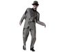 Atosa Grijs bruidegomkostuum voor volwassenen, heren, lichaam, geest, horrorkostuums voor Halloween, carnaval, themafeesten, inclusief jas, broek | comfortabel, grappig en origineel | XL