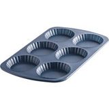COOX Moule à tartelette 34 x 21,8 x 1,8 cm (gris bleu)
