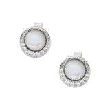 Fossil JFS00577040 Damesoorbellen - 7,7mm