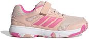 Adidas Speedcourt Chaussures d'intérieur pour enfants Unisexe Volleyball Velcro/Lacets Bleu/Rose Taille 32