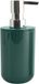 MSV Inagua Zeepdispenser – Donkergroen Kunststof – 16 cm Hoog – 260 ml Inhoud