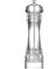 Cookinglife Moulin à poivre Rocca Transparent - Moulin Inox - 21,5 cm