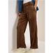 Pantalons larges en velours côtelé