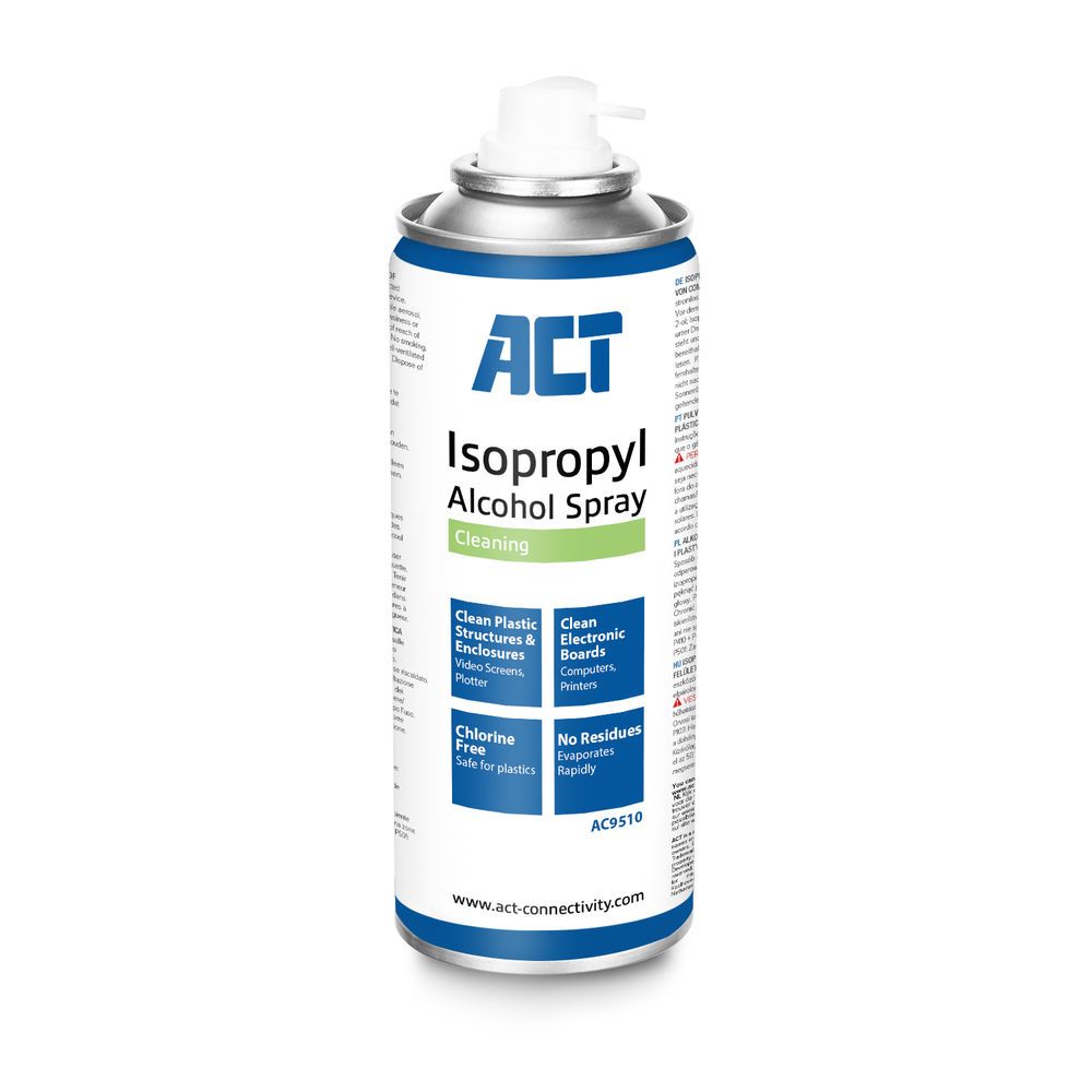 ACT AC9510 Computer Cleaning Kit - Universal Equipment Cleansing Spray - 200 ml