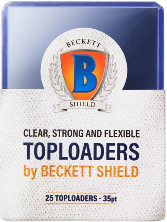 Beckett Shield Card Sleeves Toploader 35pt (25 stuks)