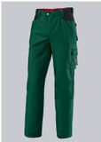 BP Slijtvaste 1788-555 Werkbroek Mannen Katoen Mittelgrün/Schwarz Maat 64