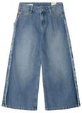 Pepe Jeans Lexy Frayed Wide Leg Jeans for Girls