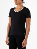 Sjeng Sports SHIRMA - Tennis Shirt Vrouwen - Zwart - Maat S