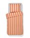 HEMA Dekbedovertrek 140x200/220cm doux coton rayures pêche