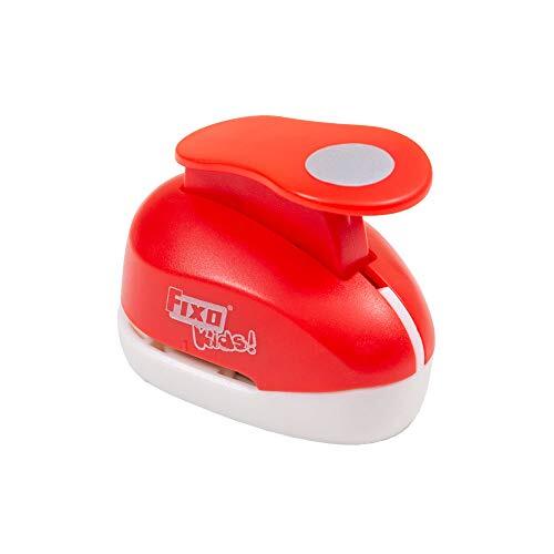 Fixo Punch met vorm, Cirkel, 2,5 cm, Rood, Medium