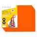 A3-gekleurd papier – vellen A3, 80 g, voor inkjet- en laserprinters, papierbaan voor knutselen, knutselen en m-office decoratie (250 vellen, oranje)