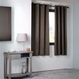 HomeMaison Verduisteringsgordijn Taupe Polyester Inbetween Gordijn