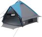 vidaXL Teepee Tent voor 4 Personen Blauw en Grijs