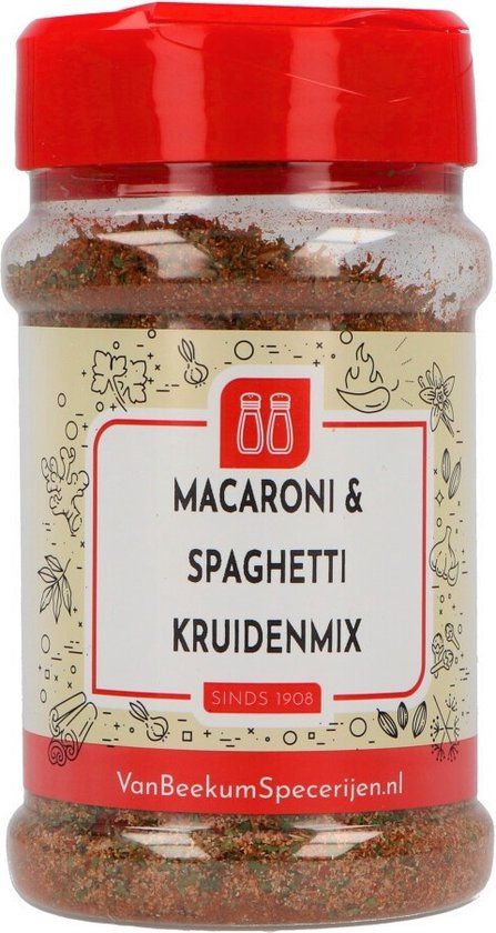 Van Beekum Specerijen - Macaroni & Spaghetti Kruidenmix - 150g