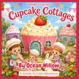 Cupcake Cottages: A Simple To Color Adventure