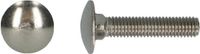 pgb-Europe Houtbout A2 DIN 603 M8x25 RVS 100 stuks