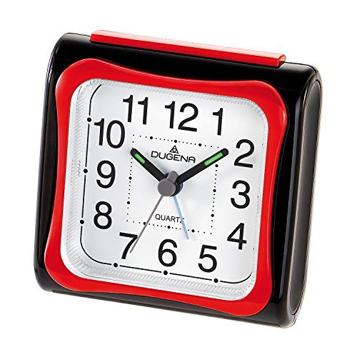 Dugena Kwartswekker 4460618 - Zwart - 76 x 77 x 40 mm