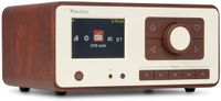 Audizio Dozza Internetradio met Bluetooth, FM/DAB+, Wekkerfunctie, Houtlook