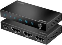 LogiLink HDMI-splitter 4K/60 Hz, 1 naar 2 uitgangen, zwart