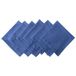 DII Variegated tafelcollectie, servettenset, 50 x 50 cm, nautisch blauw, 6-delig