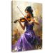 FEEBY Tableaux Fille Jouant Du Violon 70x100