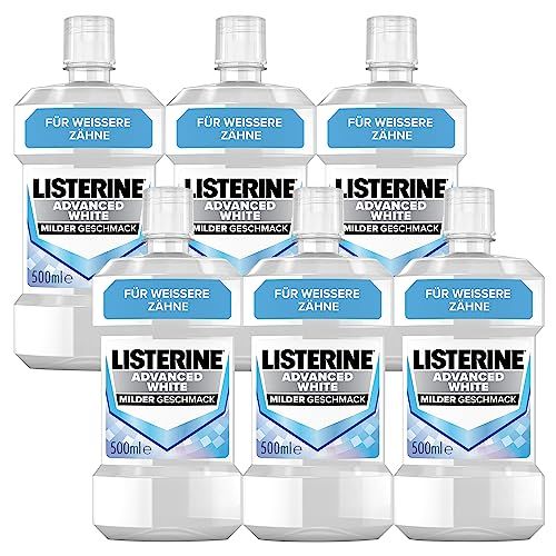 LISTERINE Advanced White milde smaak (6 x 500 ml)